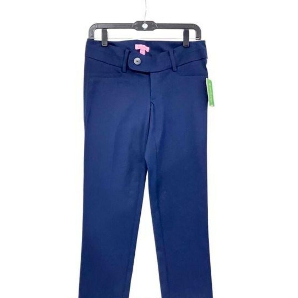 Lilly Pulitzer Women's Midnight Navy Luxury Capri Pants Size 4 New w/Tags